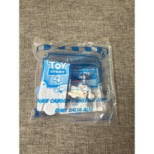 Disney/Pixar Toy Story 4 Duke Cabooms Wheelie Jump McDonalds Toy #6 Sealed
